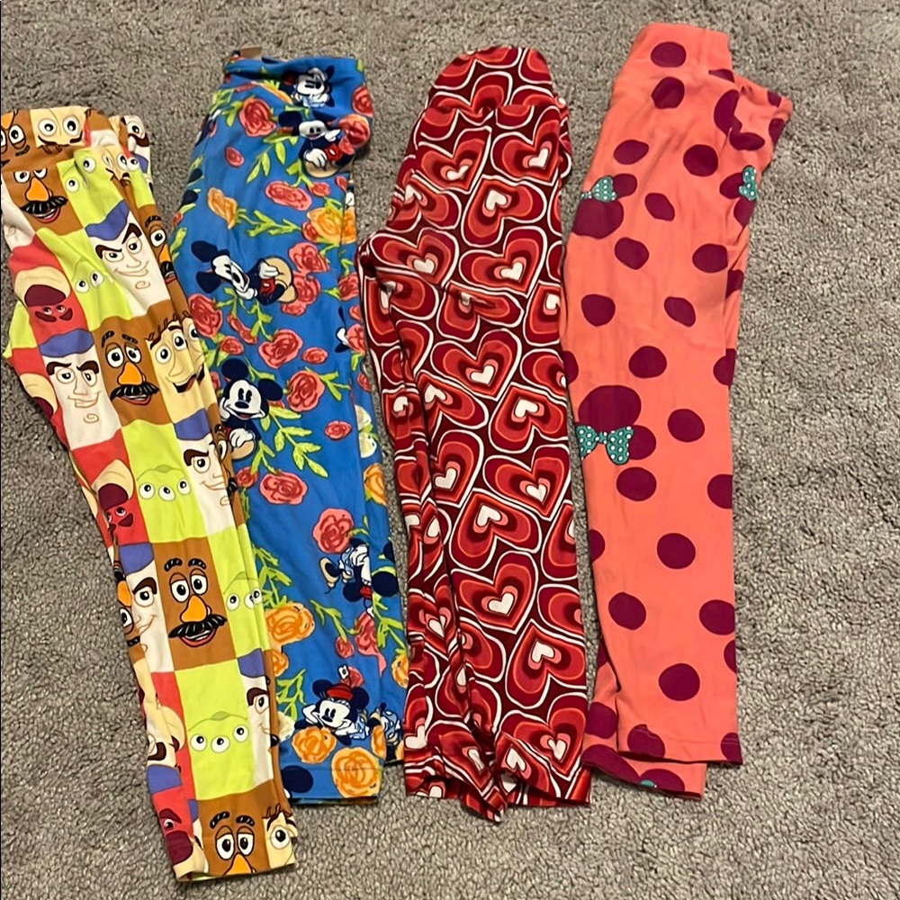LuLaRoe Colorful Print Leggings bundle